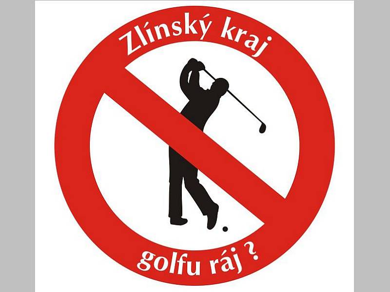Logo protestního pochodu Starostů a nezávislých. Doplňuje ho text: "Žádáme  spravedlivé rozdělování dotací mezi Zlínským krajem a obcemi."
