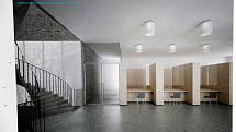 Výstava prezentace architektonické soutěž. Dostavba radnice ve Zlíně v galerii Alternativa.