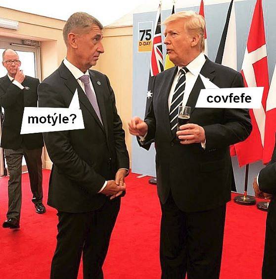 Donald Trump má své covfefe, doposud neznámé slovo z jeho Twitteru.