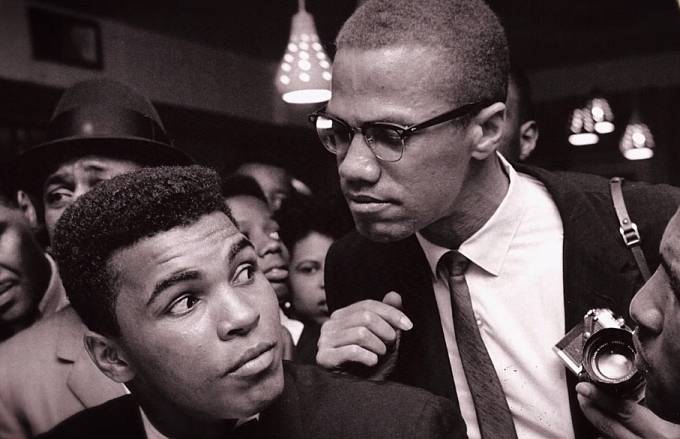 Malcolm X a Muhammad Ali v roce 1963.