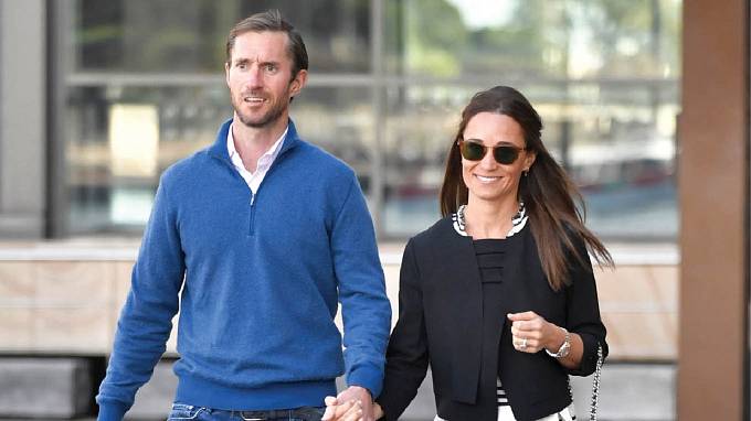 Pippa Middleton s manželem Jamesem Matthewsem.