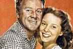 20 let: Poprvé před kamerou v komedii The Romance of Rosy Ridge (1947). Na snímku s Vanem Johnsonem. 