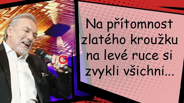 Z prsteníčku Karla Gotta zmizel snubní prsten! Krize v manželství s Ivanou?