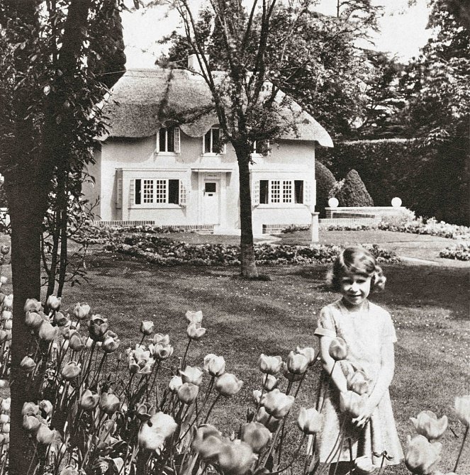 Alžběta II. dostala v dětství domeček na hraní. 