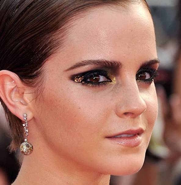 Emma Watson a její třpytivý přelud okolo očí