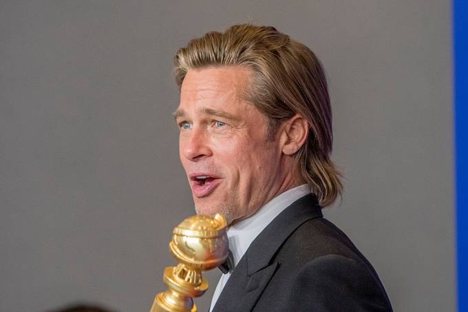 Brad Pitt jako vítěz.