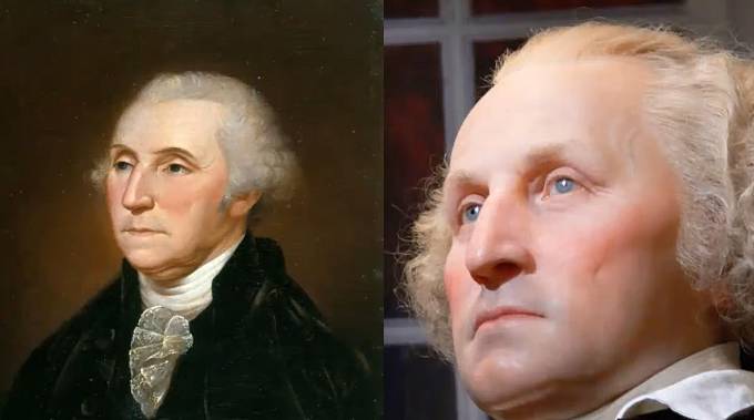První americký prezident George Washington.