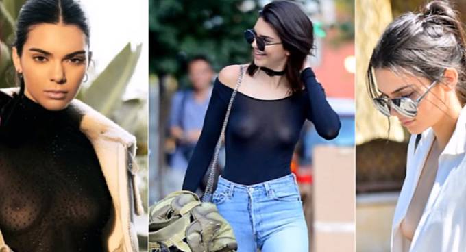 Kendal Jenner, jedna z Kardashianek má taky ráda prsa na volno. Užívá si pocit, kdy jí kolem bradavek vane větřík.
