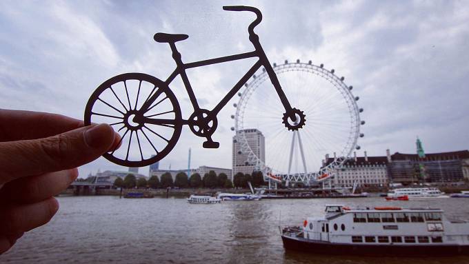 London Eye, Londýn: Řeknete si nic originálního? Ale že nikoho předtím nenapadlo udělat z ruského kola kolo šlapací…