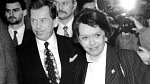 Jak šel čas s Jiřinou Jiráskovou: V roce 1993 s Václavem Havlem