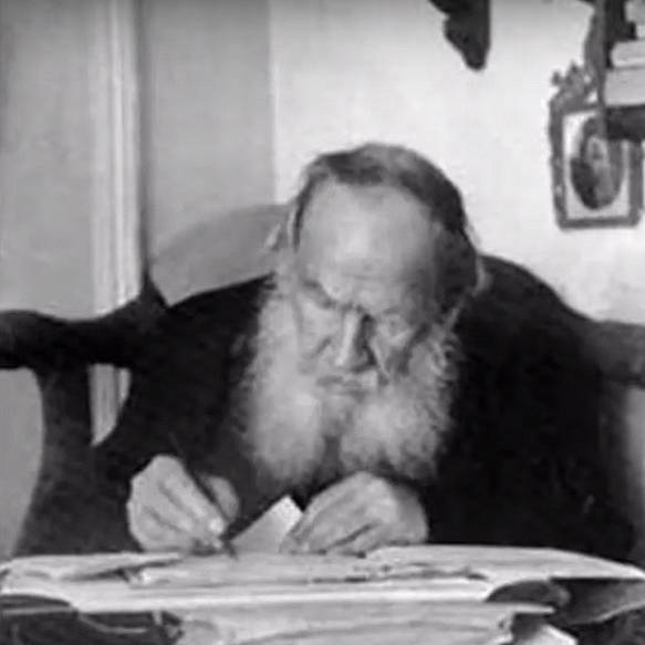 Spisovatel Lev Tolstoj.