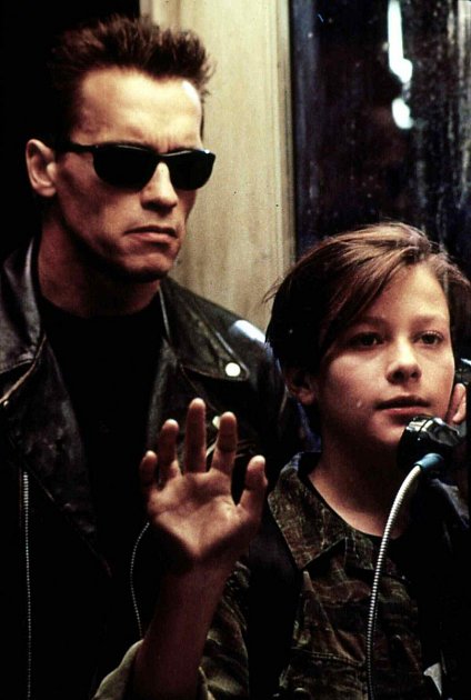 Edward Furlong ve filmu Terminátor 2