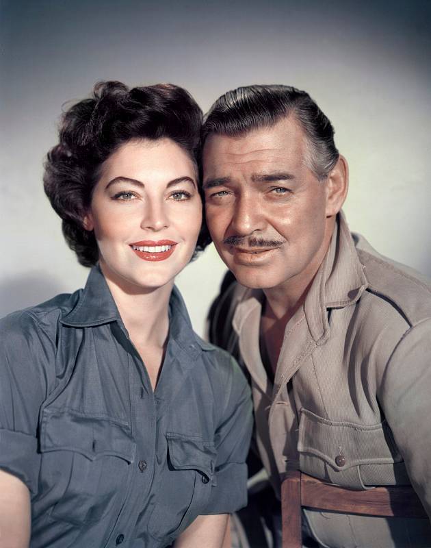 V Mogambu (1953) se potkal s další kráskou, Avou Gardnerovou. 