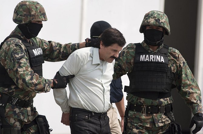 Joaquín Gozmán je bývalý šéf mexického drogového kartelu. 