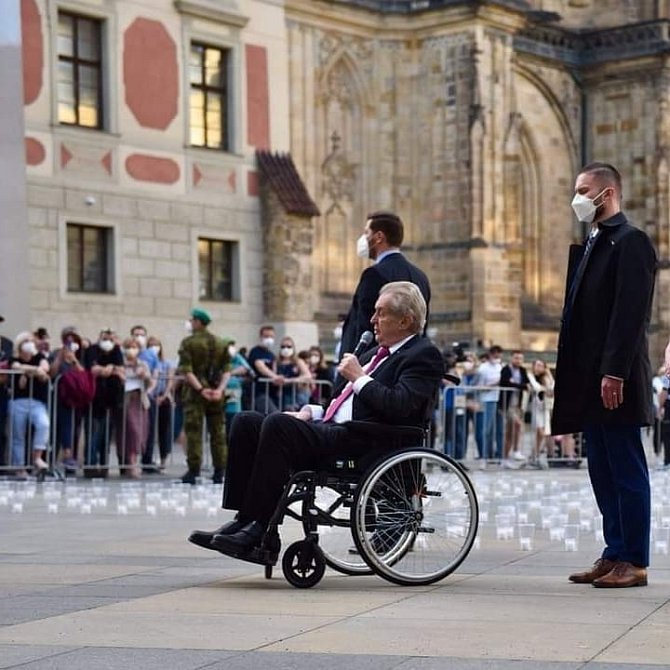 Miloš Zeman zatím bohužel není schopný se ceremoniálu zúčastnit, kvůli zdravotnímu stavu 