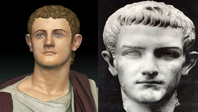 Krutovládce starověkého Říma Caligula.