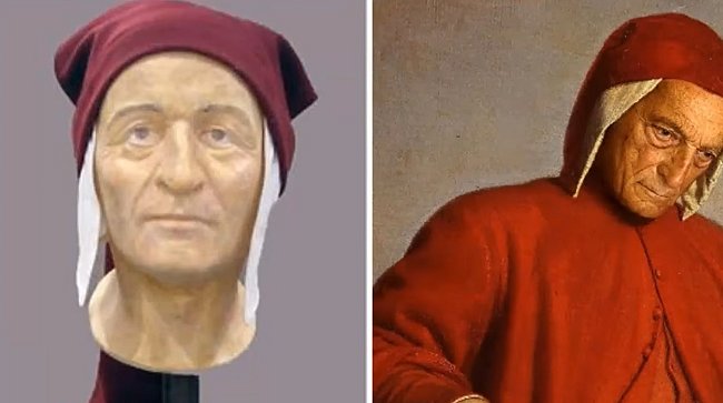 Slavný italský dramatik Dante Alighieri.