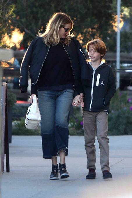 Julia Roberts se synem.