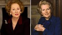 Meryl Streep jako Margaret Thatcher ve filmu Železná lady.