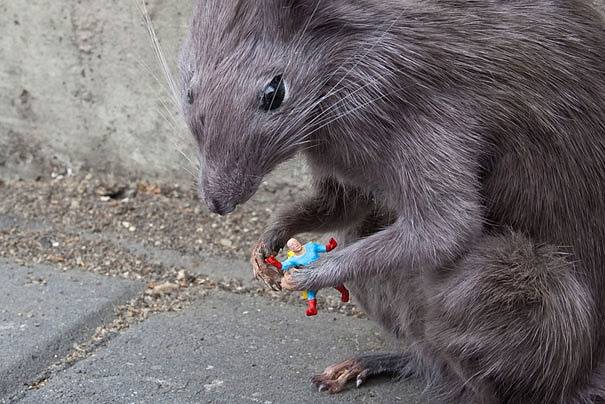 Miniaturní umění vypráví příběhy malých človíčků.