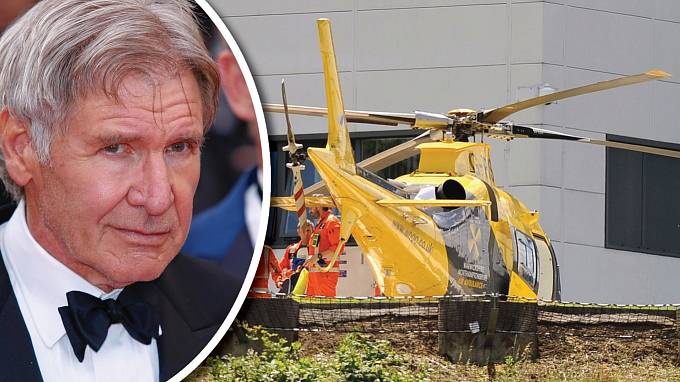 Harrison Ford prý cestou do nemocnice neuvěřitelně trpěl.