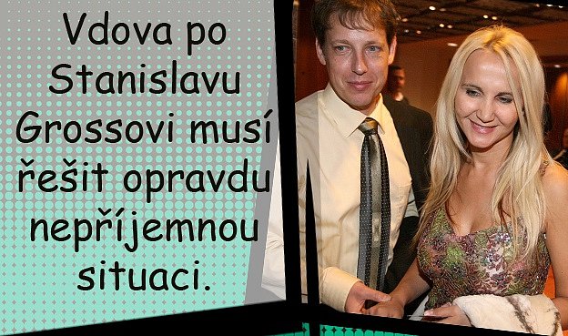 Šárka Grossová dluh svého manžela neřeší.