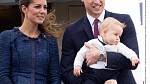 Princ William a Kate s prvorozeným synem.
