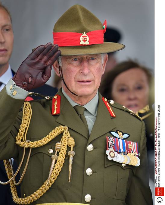 Princ Charles jako voják.