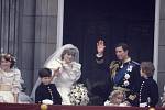 Princezna Diana a princ Charles - svatba