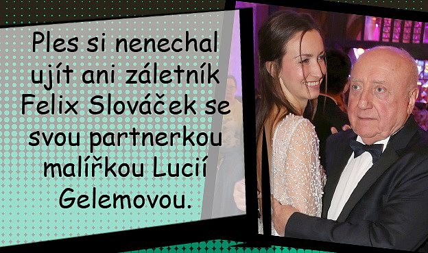 Lucie Gelemová spolu s Felixem Slováčkem trénují tanec na svatbu.