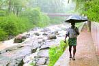 Ve státě Kerala jsou na déšť zvyklí, ale nikoli na červený. 