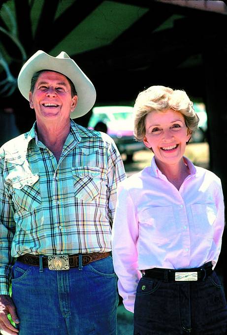 Čerstvě zvolený první pár Ameriky v roce 1980. 