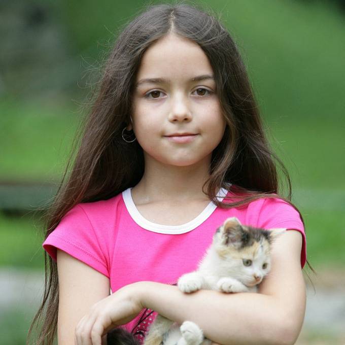Liduška, která 29. srpna oslaví 10. narozeniny, má ráda koťátka.