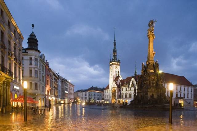 Půvabné náměstí v Olomouci