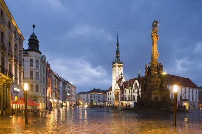 Půvabné náměstí v Olomouci