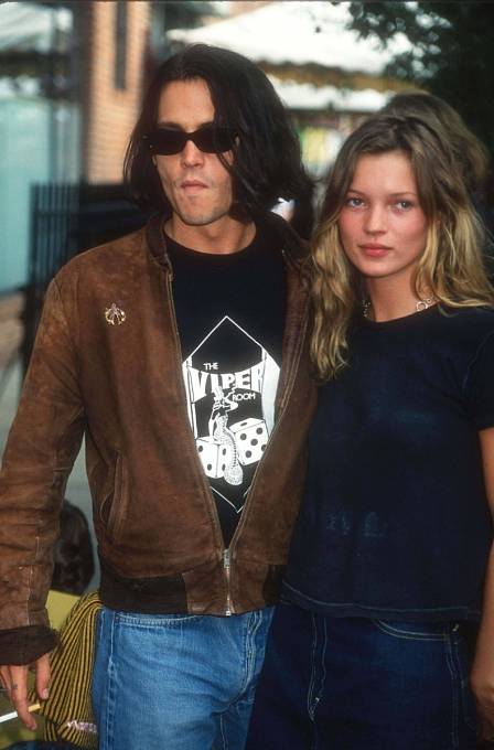 Kate Moss v devadesátých letech randila s Johny Deppem