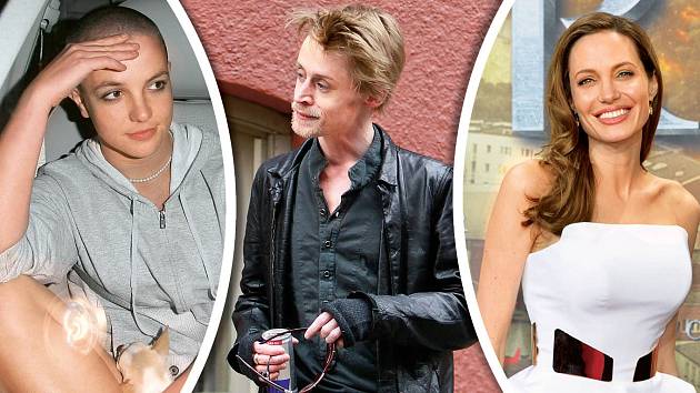 Britney Spears, Macaulay Culkin i Angelina Jolie v tom pěkně lítali.