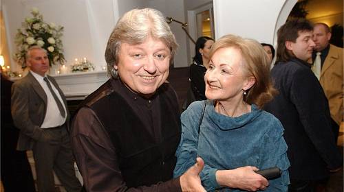 Václav Neckář s manželkou, o kterou v roce 2015 přišel