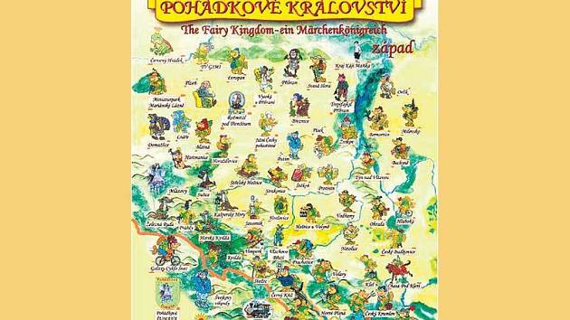 Aktuální mapa Jihočeského Pohádkového království