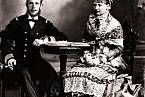 Rudolf Habsburský a jeho žena Stéphanie