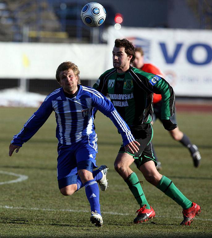 Fotbalisté Vítkovic vstoupili do jarního snažení o udržení druholigové příslušnosti proti Sokolovu tím nejlepším možným způsobem.