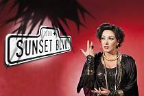 KATARÍNA HASPROVÁ jako Norma Desmond v muzikálu Sunset Boulevard. 