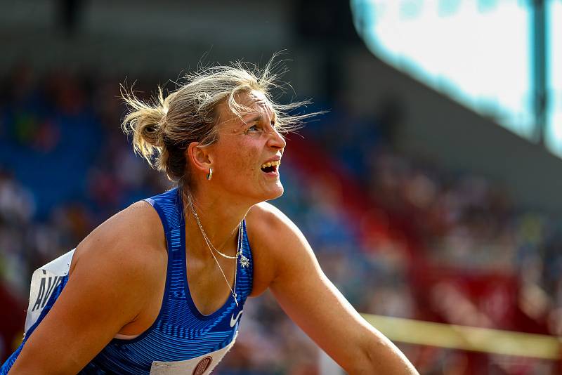 Atletický mítink IAAF World Challenge Zlatá tretra v Ostravě 20. června 2019. Na snímku Barbora Špotáková z (CZE).