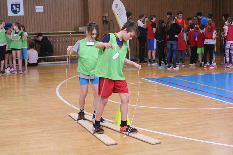 Sazka Olympijský víceboj na ZŠ B. Dvorského v Ostravě.