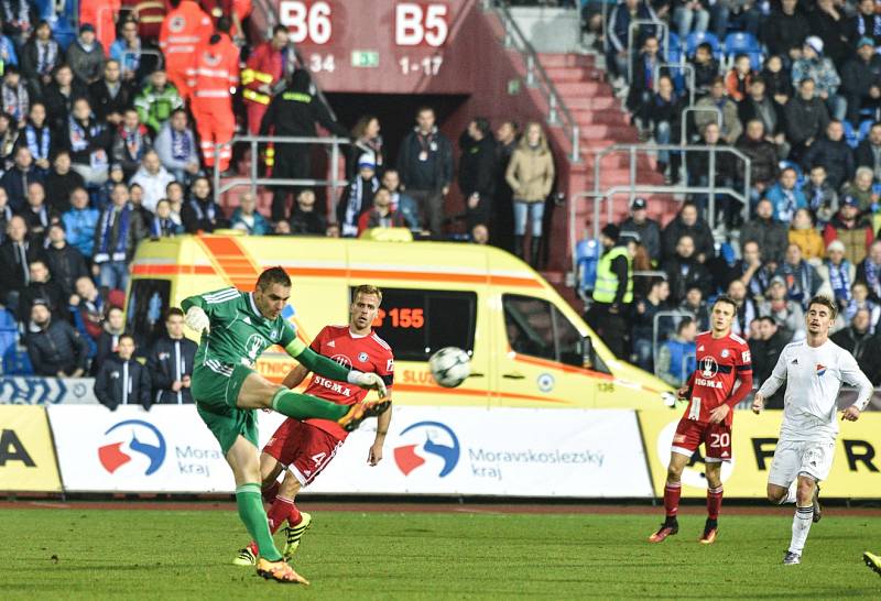 II. liga, 15. kolo:  Baník Ostrava - Sigma Olomouc 1:0