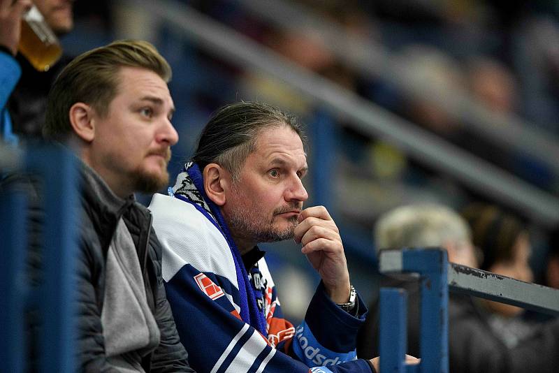 Utkání 8. kola hokejové extraligy: HC Vítkovice Ridera - HC Oceláři Třinec, 20. října 2021 V Ostravě. Fanoušci.