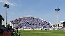 Derby Sigma vs. Baník táhne. Snímky z předchozího derby na Andrově stadionu a odjezd (příjezd) fanoušků Baníku do Olomouce.