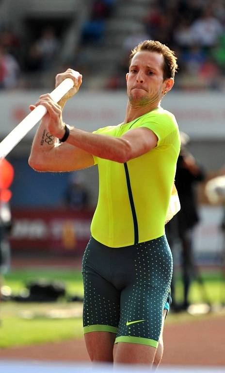 Zlatá tretra Ostrava 2014. Renaud Lavillenie. 