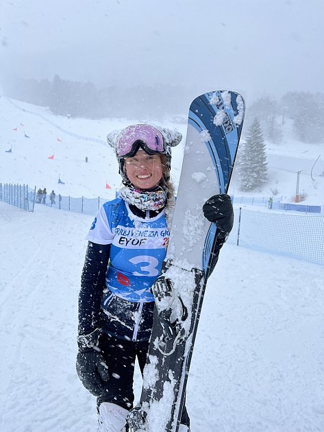 Ostravská snowboardistka Adéla Keclíková vybojovala na Zimní olympiádě dětí a mládeže v Itálii stříbrnou medaili.