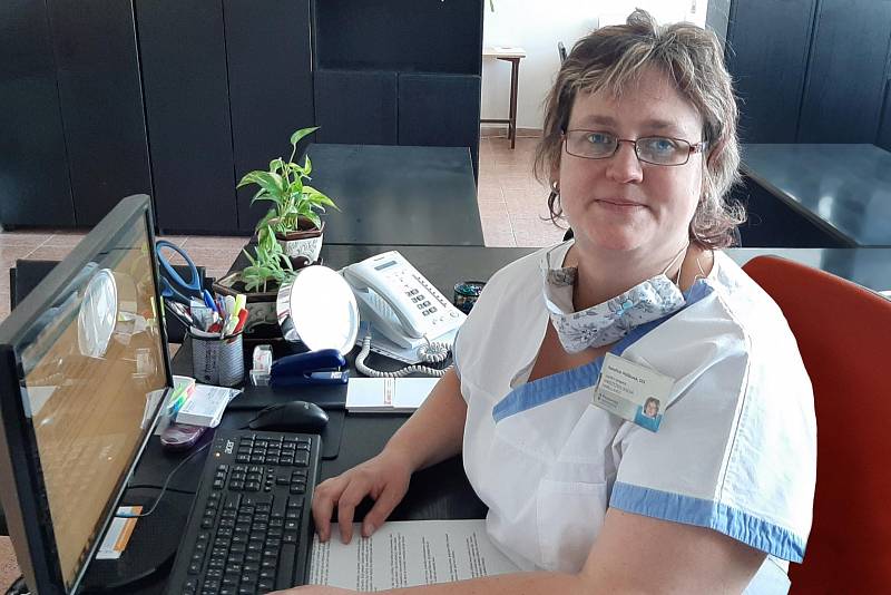 Kateřina Pelíšková, DiS., nutriční terapeutka Podhorské nemocnice.